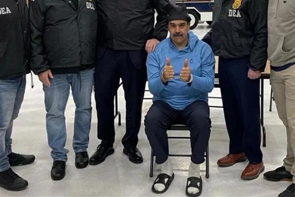 Kaçırılan Venezuela Devlet Başkanı Nicolas Maduro'nun yeni fotoğrafları