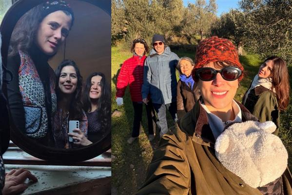 Emine, Ayşe ve Elif Boyner kardeşler Ayvalık'ta bir araya geldi