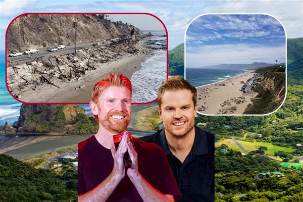 Küle dönen Malibu sahiline milyarder kardeşlerden 65 milyon dolarlık yatırım