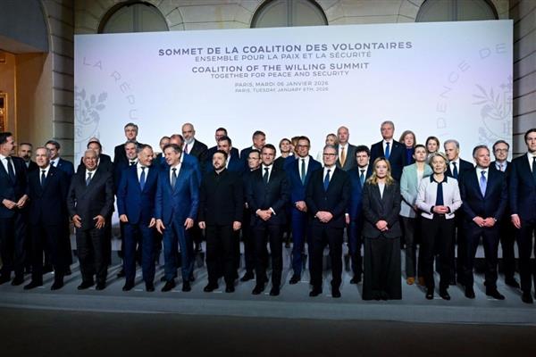 Gönüllüler Koalisyonu, Ukrayna'ya ilişkin ortak bildiri yayınlarken İngiltere ve Fransa, barış halinde asker göndermek için niyet beyanı imzaladı