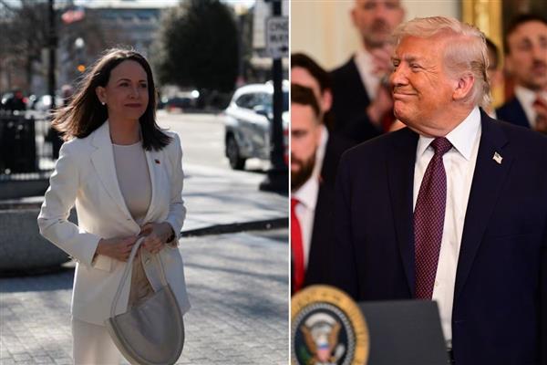 Venezuelalı muhalif lider Machado, Nobel Barış Ödülü'nü Beyaz Saray'da Trump'a sundu