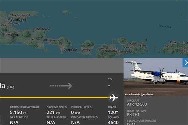 Endonezya'da ATR 42-500 tipi uçakla temas kesildi