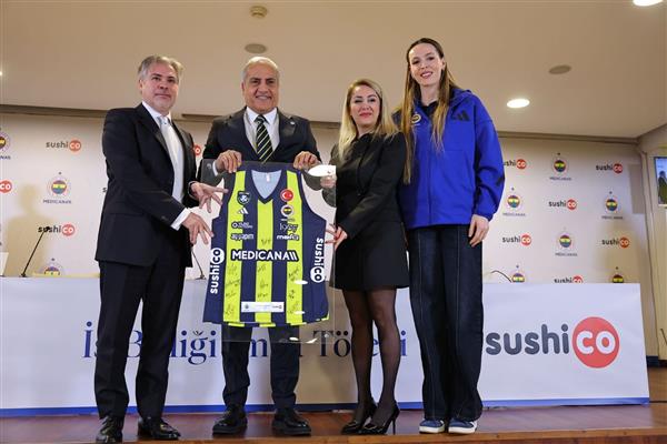 SushiCo, Fenerbahçe Medicana Kadın Voleybol Takımı'nın resmi sponsoru oldu