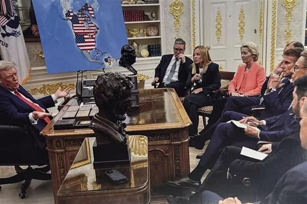 Trump, Grönland'ı ABD toprağı olarak gösteren görselle yeni bir mesaj verdi