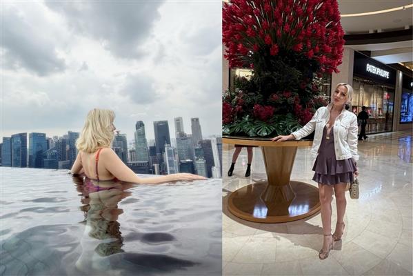 Monreve Yönetim Kurulu Başkanı Merve Arkas, kızlarıyla birlikte Singapur'u keşfe çıktı