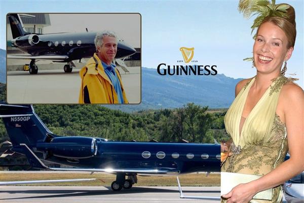 Ünlü bira markasının sahibi Guinness hanedanın gelini Lady Iveagh'ın da Epstein'in 'Lolita Express' adlı jetiyle en az 40 kez uçtuğu ortaya çıktı