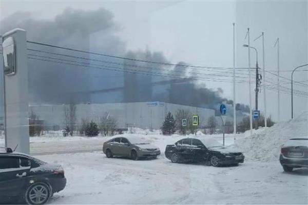 Volkswagen'in Rusya Kaluga'daki eski fabrikasında yangın çıktı
