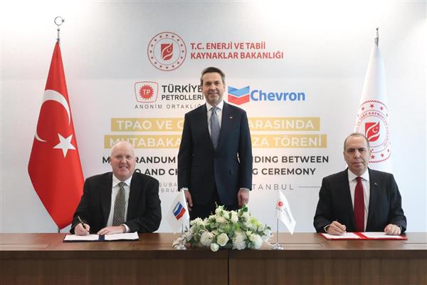 Türkiye ile Chevron'dan küresel petrol ve gaz arama anlaşması