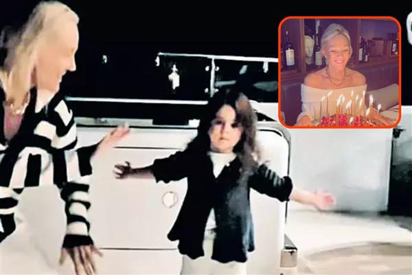 Cemiyet hayatının tanınan ismi Bettina Machler, 67'nci yaş gününü aile arasında kutladı