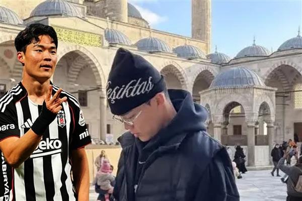 Beşiktaş'ın formda ismi Hyeon-gyu Oh Sultanahmet'i ziyaret etti