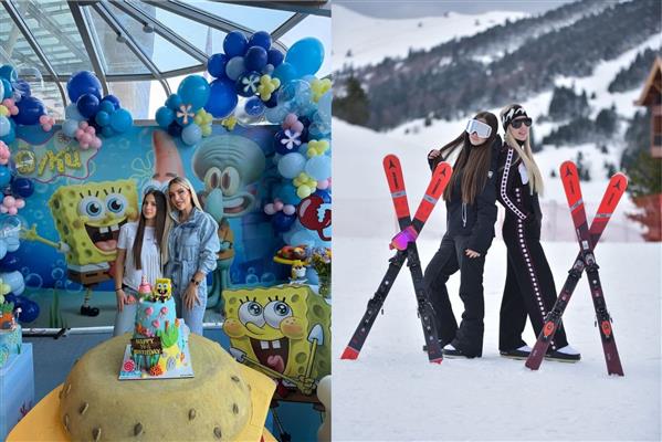 Merve Arkas kızı Öykü'ye 14'üncü yaşına özel çifte sürpriz yaptı