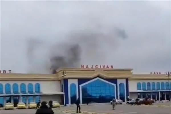 İran İHA'ları Azerbaycan'daki Nahçıvan Uluslararası Havalimanı'nı vurdu