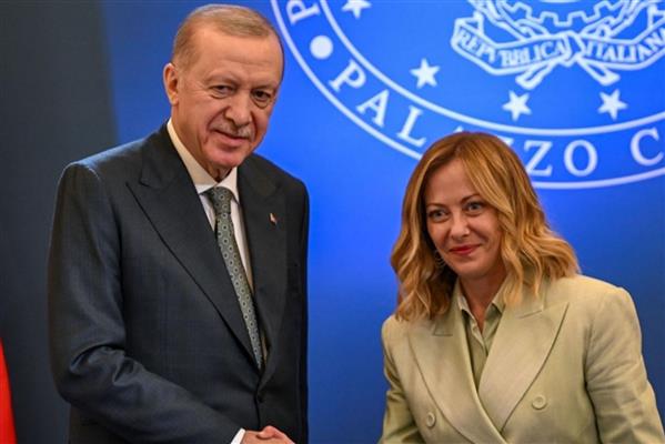Cumhurbaşkanı Erdoğan, İtalya Başbakanı Meloni ile telefonda görüştü