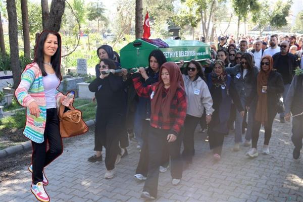 Muğla'da 8 Mart'ta eşi tarafından katledilen Sermin Tombak'ın tabutunu kadınlar taşıdı