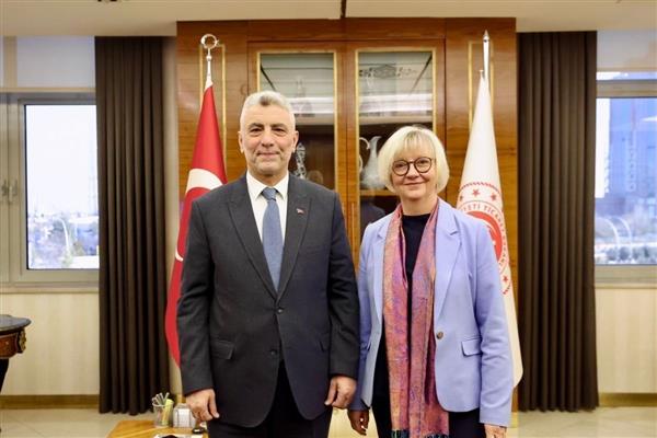 Ticaret Bakanı Ömer Bolat, Almanya'nın Ankara Büyükelçisi Sorg ile görüştü