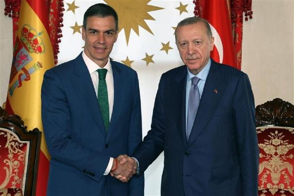 Cumhurbaşkanı Erdoğan, İspanya Başbakanı Sanchez ile görüştü