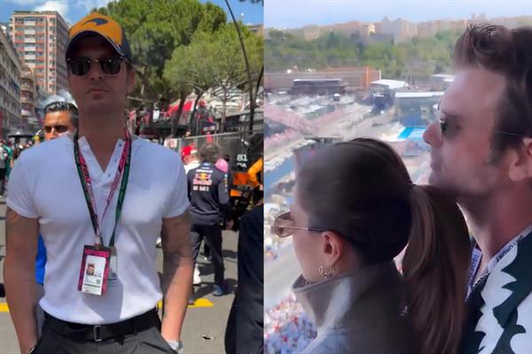 Kıvanç Tatlıtuğ ve Başar Dizer F1 yarışı için Monaco'ya gitti, paddock'ta yarış takımlarını izledi