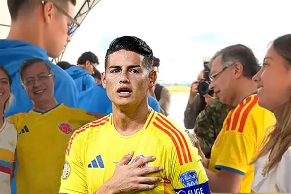 Kolombiya Cumhurbaşkanı Petro'nun kızına, hayranı olduğu futbolcu Rodriguez'den şok