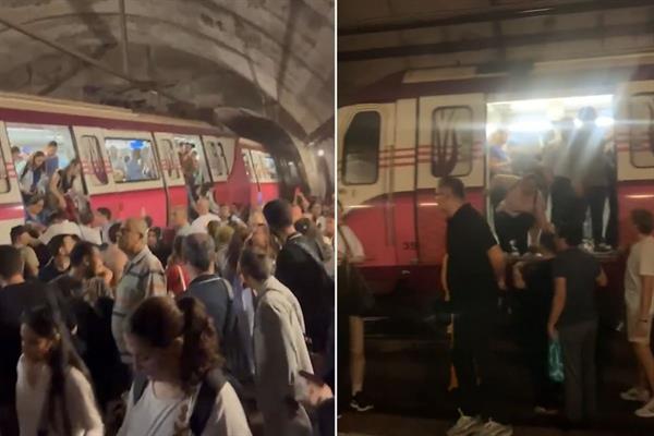 Kadıköy-Sabiha Gökçen Havalimanı Hattı'nda metro raydan çıktı