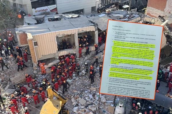 Bilirkişi raporuna göre, Gebze'de 4 kişinin öldüğü bina zemin koşulları, yeraltı su hareketleri ve bölgenin jeolojik yapısı nedeniyle çökmüş