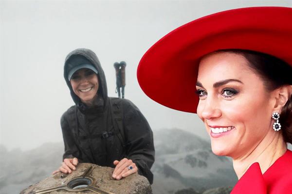Galler Prensesi Kate Middleton, kanser tedavilerine bağış toplamak için Birleşik Krallık'taki en yüksek üç dağa tırmanış gerçekleştirdi