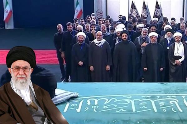 Ali Hamaney için düzenlenen törene devlet başkanları, meclis başkanları ve özel temsilciler katıldı