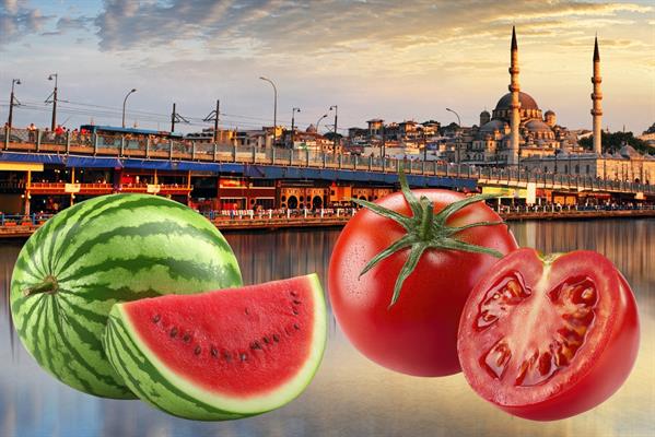 İstanbul'da haziran ayında en çok karpuz ve domates tüketildi