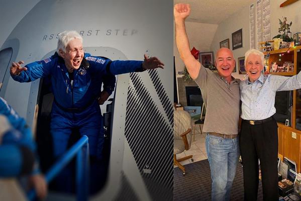 En yaşlı astronot ünvanına sahip uzay araştırmalarının öncü ismi Wally Funk hayatını kaybetti, milyarder Jeff Bezos'tan mesaj geldi
