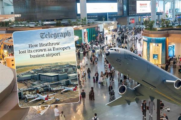Londra Heathrow Havalimanı'nın tahtını İstanbul Havalimanı'na bırakması, İngilizler'i kıskandırdı