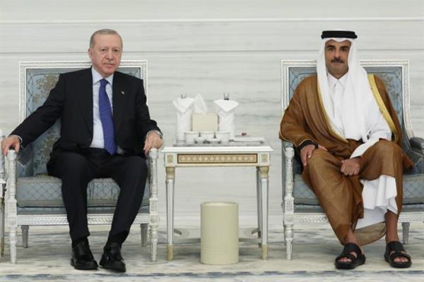 Cumhurbaşkanı Erdoğan ve eşi Emine Erdoğan'dan Katar'a taziye ziyareti