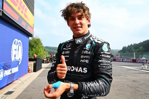 Formula 1 Belçika Grand Prix'sinde pole pozisyonu Kimi Antonelli'nin