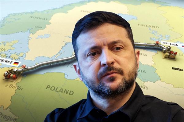 Kuzey Akım sabotajında ikinci Ukraynalı'nın yakalanmasının ardından, gazeteciler sorularıyla Zelenski'yi terletti