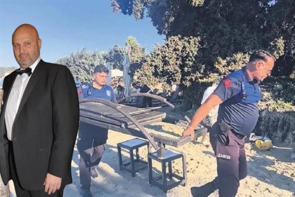 Gökhan Çarmıklı'nın Çeşme'deki oteline 'kıyı işgali' işlemi, şezlong ve şemsiyeler kaldırıldı