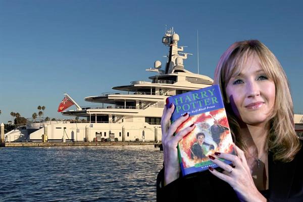 Los Angeles'ta adı bile gizlenen 150 milyon dolarlık süperyatın sahibinin Harry Potter'ın yazarı JK Rowling olduğu ortaya çıktı