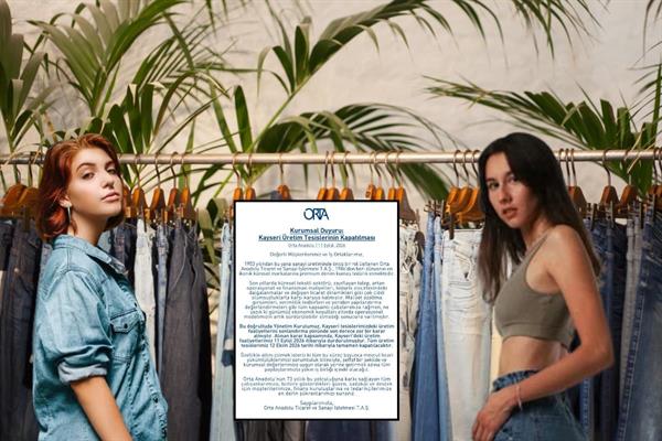 Levi's'tan Wrangler'a dünya devlerine Kayseri'den denim kumaşı üreten Orta Anadolu 73 yıl sonra fabrikasını kapattı